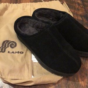 LAMO Sheepskin suede Clogs